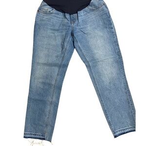 Old Navy Boyfriend Full Panel Maternity Jeans Size 2 Long